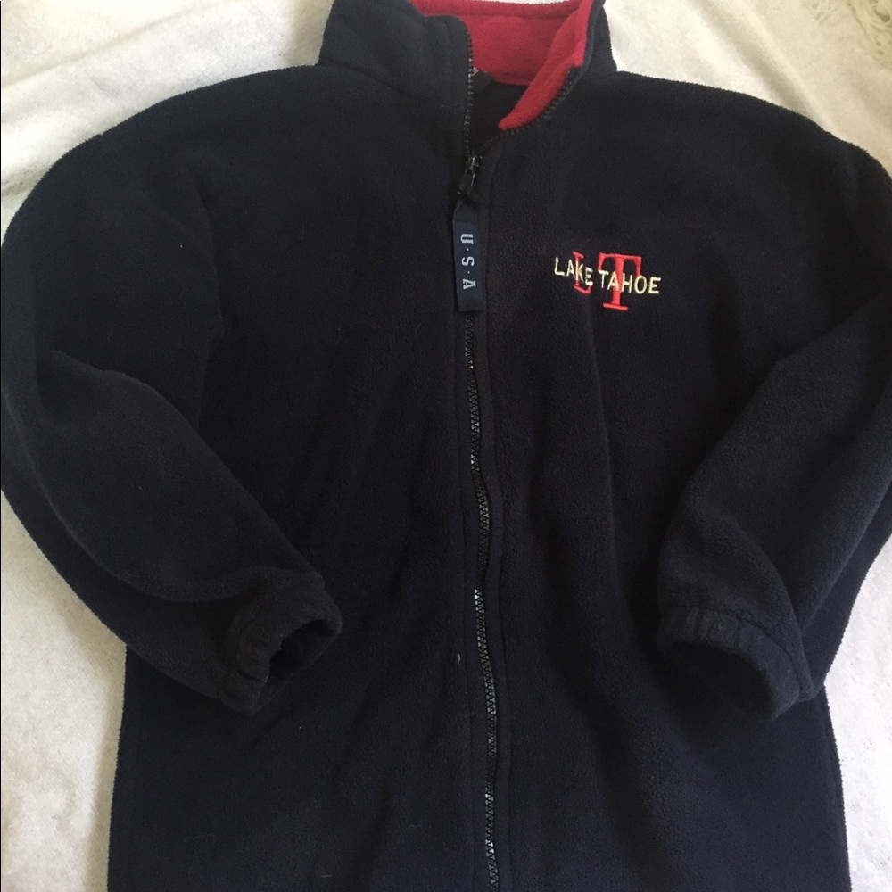 Lake Tahoe “USA” Fleece Zip Up